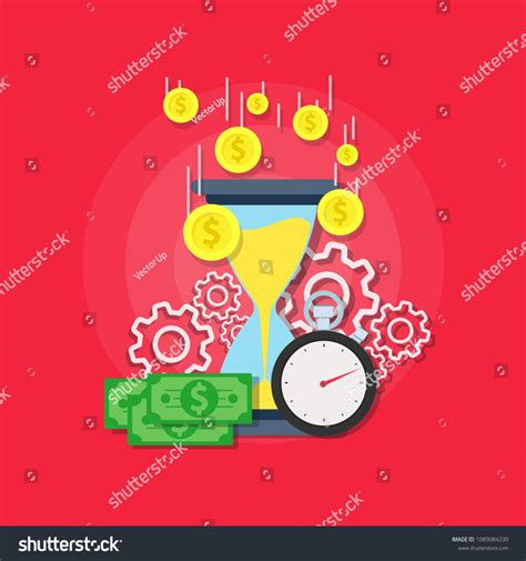 Time is money concept vector illustration by vectorup on DeviantArt