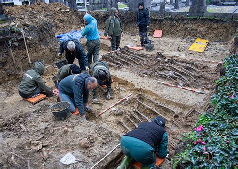 Recuperan los restos de más de 20 gudaris y milicianos en el cementerio