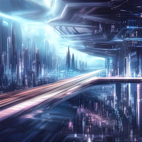 Futuristic City Scenery Generative Ai By Mmart23d On Deviantart