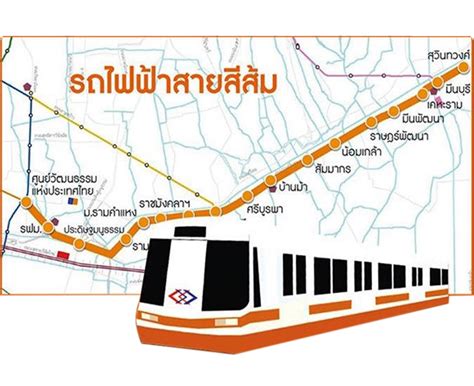 The MRT ORANGE LINE PROJECT THAILAND CULTURAL CENTER MIN BURI