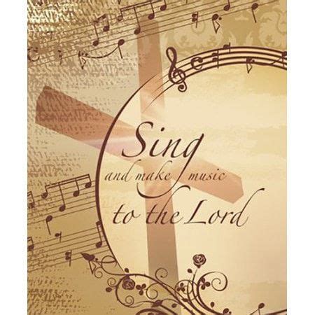 Sing And Make Music To The Lord Pack Of Large Bulletins With