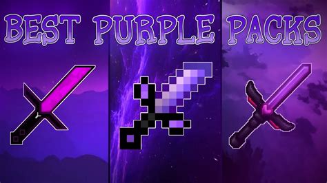 TOP 5 BEST PURPLE PVP TEXTURE PACKS 2023 YouTube