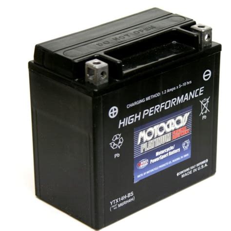 YTX14H BS Battery Yuasa Motocross 12 Volt Motorcycle Batteries