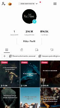 CONTA TIKTOK 214K SEGUIDORES ENGAJADA Redes Sociais GGMAX