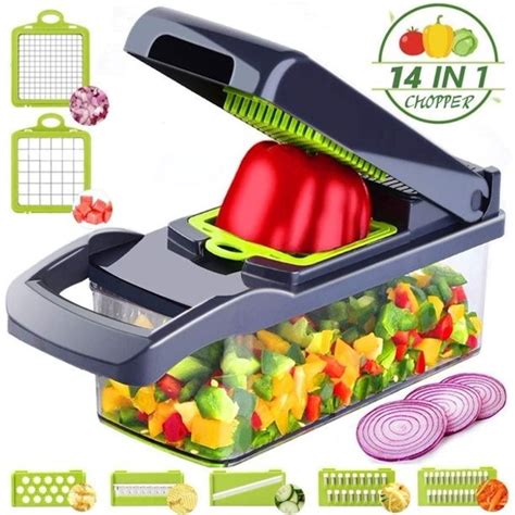 Многофункциональная овощерезка Veggie Slicer 14в1 Ручной комбайн для ...