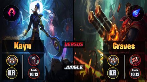 Challenger KAYN Dark Harvest Jungle VS GRAVES Challenger KR Patch