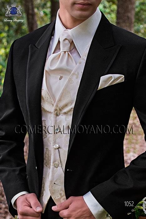 Traje De Novio Semilevita En Negro Mario Moreno Moyano