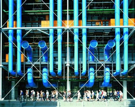 Pompidou Centre Paris 1971 77 La Arquitectura De Richard Rogers