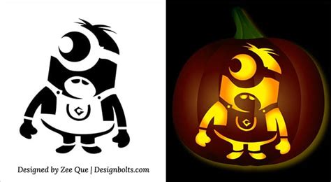 Free Minion Pumpkin Templates Printable Templates