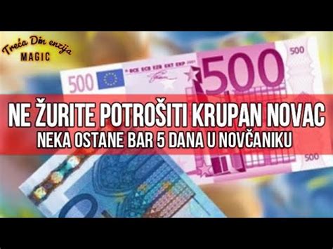 Novac Novcu Pustite Novac U Svoj Ivot Youtube