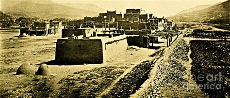 Taos Pueblo 1880s Photograph By Peter Ogden Gallery Pixels