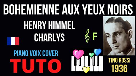 Bohemienne Aux Yeux Noirs Tutoriel Piano Voix Cover Youtube