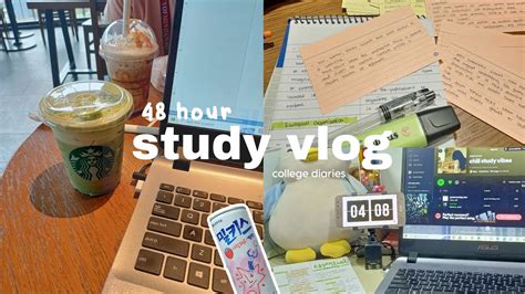 A Productive 48 Hour STUDY VLOG Note Taking Studying For Exam