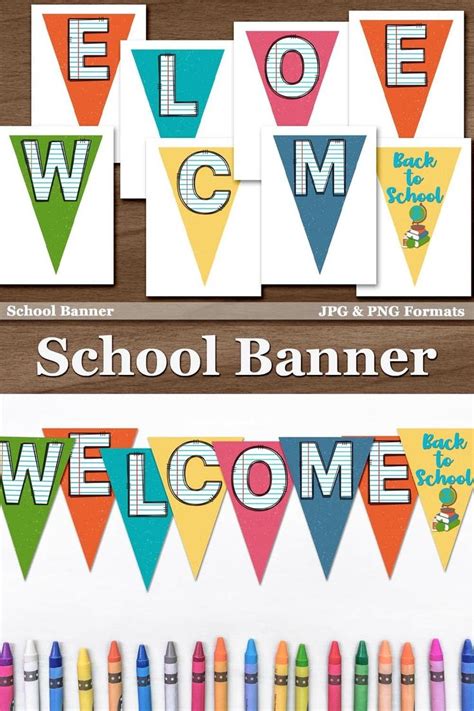 Printable Welcome Back To School Banner In 2022 Printable Banner