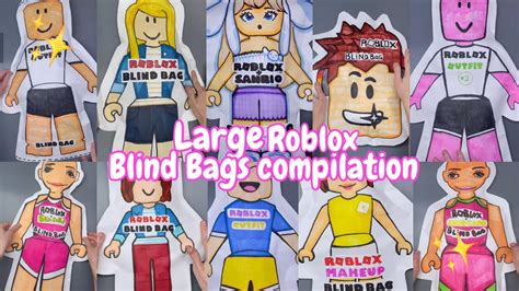 10 Minutes Of Large Roblox Blind Bags Opening Youtube