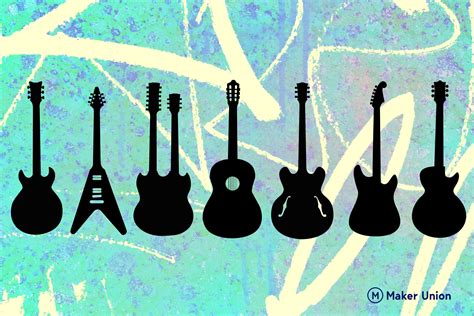 Guitars Free DXF Files Maker Union