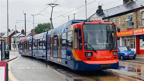 Stagecoach Sheffield SuperTram 102 From Meadowhall To Middlewood YouTube