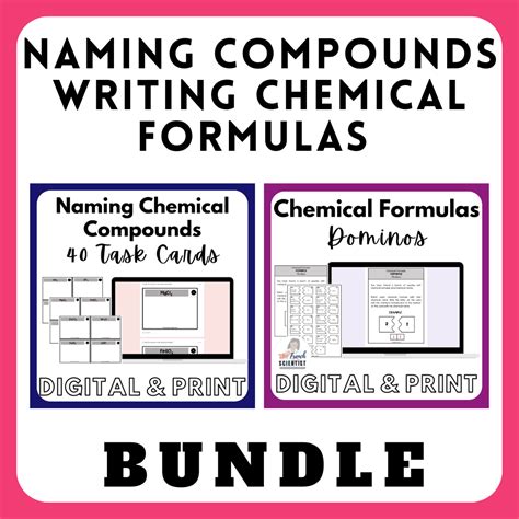 Naming And Writing Chemical Formulas