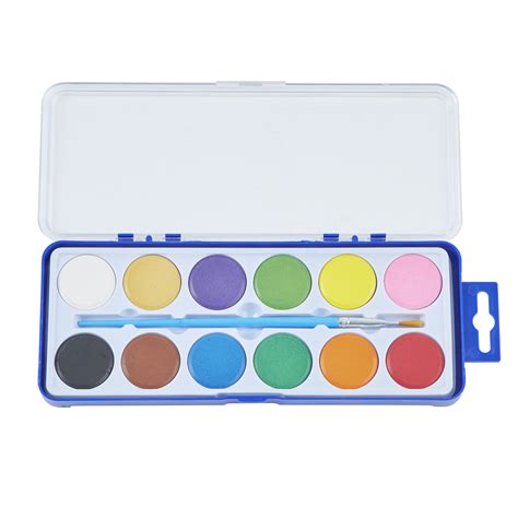 Classmates Watercolour Paint In 12 Assorted Colours Palette