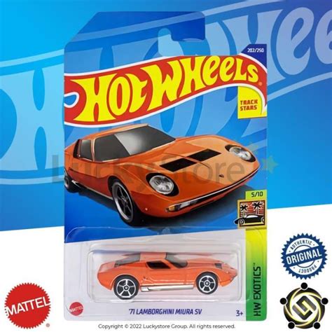 Jual 71 Lamborghini Miura SV HW HotWheels Hot Wheels L 2022 Di Seller Luckystore Group