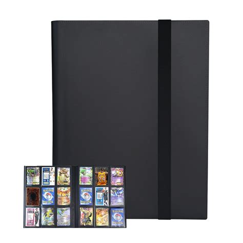 Card Binder - 9 Pocket Trading Card Album Folder - 360 Side Loading Po