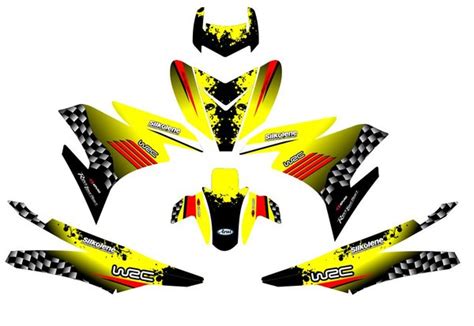 Jual Decal Full Body Stiker Motor Yamaha Jupiter Mx King Wrc