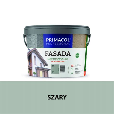 Farba Primacol Fasada Eco Szary 4 5l 5906725273383 Cena Opinie