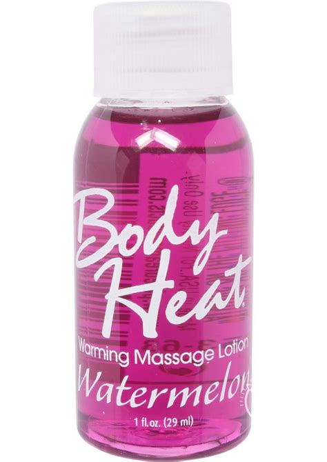 Buy Body Heat Edible Warming Massage Lotion Watermelon 1 Ounce Online