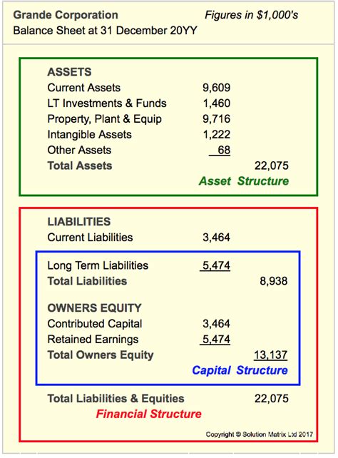 Financial Structure Capital Structure Capitalization And Leverage