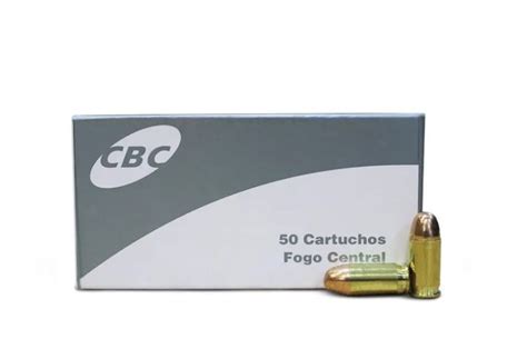 MUNIÇÃO CBC 9MM ETOG TREINA 124GR Loja Munição