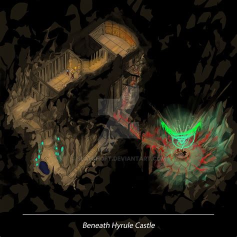 Beneath Hyrule Castle Map by Slapshoft on DeviantArt