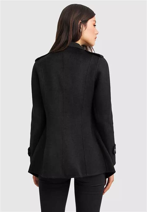 Buy Belle Bloom Bad Girl Wool Blend Moto Coat Online ZALORA Malaysia