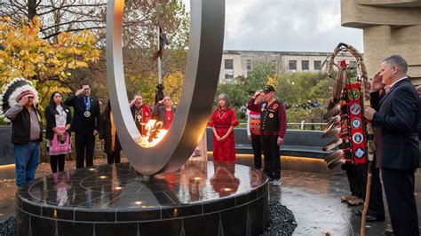 National Native American Veterans Memorial Formally Dedicated At A