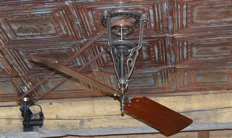 Antique Style Mahogany Ceiling Fans That Are Direct Drive Or Pulley