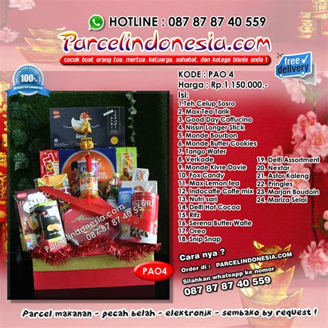 Hampers Imlek Parcel Makanan Imlek Kode Pao Toko Parcel