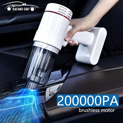 Беспроводной автомобильный пылесос 200000Pa, беспроводной ручной ...
