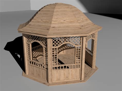 Gazebo 3d Models 3ds Max Max Download Free3d