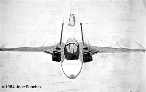 Sketch of Grumman F-14 Tomcat by jose77sanchez on DeviantArt