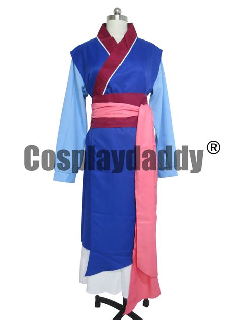 Hua Mulan Dress Blue Dress Princess Dress Movie Cosplay Costume From Lisacostume 65 99