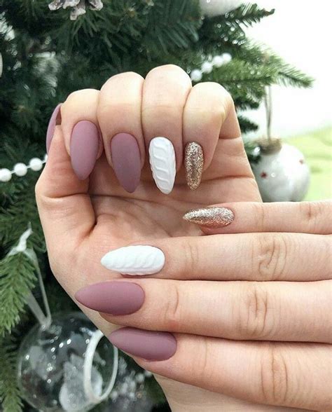 Mazotcu Linktree Sweater Nails November Nails Winter Nails Acrylic