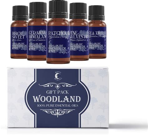 Mystic Moments Essential Oil Starter Pack In Wooden T Box 24 X