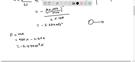 Solved A Calculate The Force In N Needed To Bring A Kg Car To