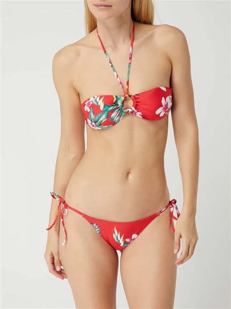 Guess Bikini Oberteil In Bandeau Form Orange Online Kaufen