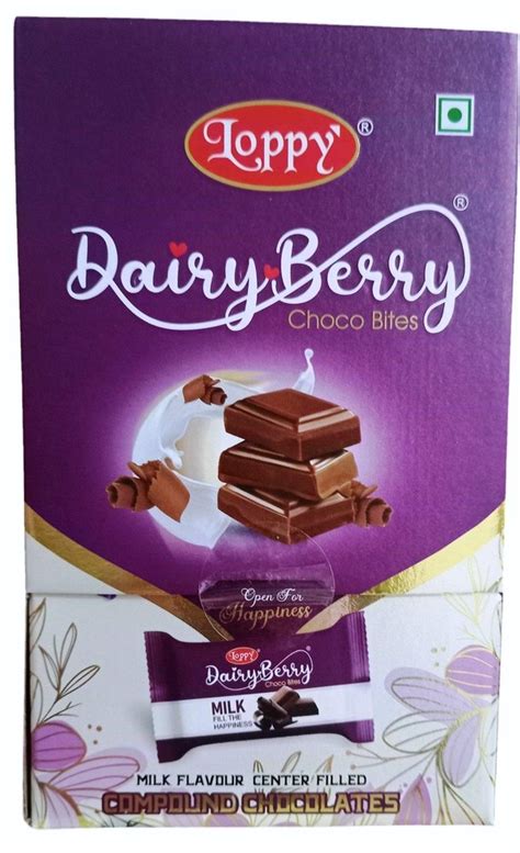 Bar Solid Loppy Milk Centre Filled Compound Chocolate Packaging Size