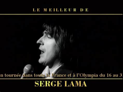 Meilleur De Serge Lama TF1 Version 29 Secondes INA