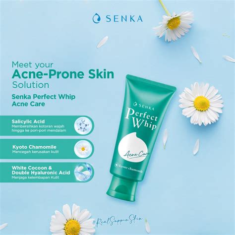 Jual Senka Perfect Whip Acne Care Gr Gr Shopee Indonesia