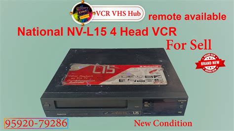 Vcr For Sale National L15 Brand New Condition 95920 79286 YouTube