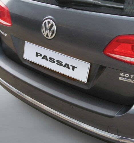 Rgm Black Rear Bumper Guard For Volkswagen Vw Passat Estate