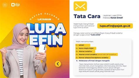 Lupa EFIN Berikut Cara Dapat EFIN Untuk Lapor SPT Tahunan TribunNews