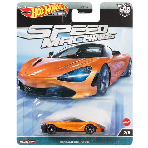 Hot Wheels Speed Machines McLaren S kisautó Kocka